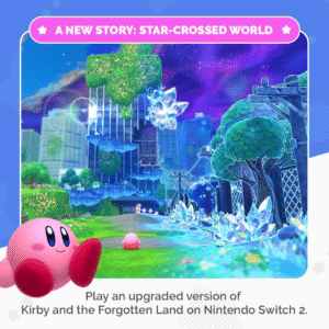 Nintendo Switch 2 (Kirby Forgotten land + Starcrossed Edition)